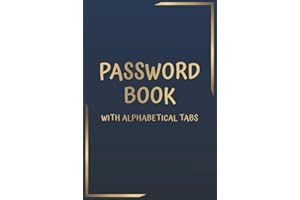 Gifts for Men Who Have Everything: Password Book with Alphabetical Tabs: Internet Password Logbook with Website, Login, Password: Gifts for Dad, Husband, Fathers, Grandpa, Co-worker Who Wants Nothing