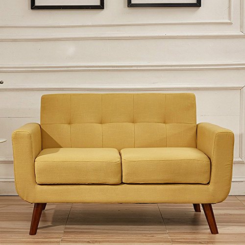 Wood Sofa Legs 8 inch Pack of 4 Walnut Finished Furniture Feet Replacement Legs Universal for Coffee Table IKEA Buffets Bed Sideboards Cupboard Dresser