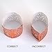 Votive Candle Holders - Flameless Tea Light Votive Wraps- 48 Copper Colored Laser Cut Decorative Wraps Flickering LED Battery Tealight Candles (not Included) - Frux Home and Yard