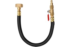 Flush Hose Fitting Kit Compatible with Yamaha WaveRunner/Sport, PWC Flush Hose Adapter Jet Boat Accessory for Yamaha LX VX VX