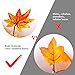 Christmas Decorations Lighted Fall Garland, 20 LED Lights Fall Maple Leaves Garland Halloween String Lights, Perfect Holiday Decoration Mantle Tabletop Fireplace