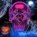 Halloween LED Light Up Glowing Mask for Cosplay, Costume Party Purple