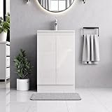 BELOFAY Denvor White 500mm Floor Standing Bathroom Vanity Unit with Basin view 6