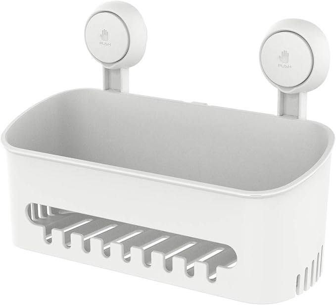 LEVERLOC Serviteur Douche à Ventouse Sans Perçage & Réutilisable