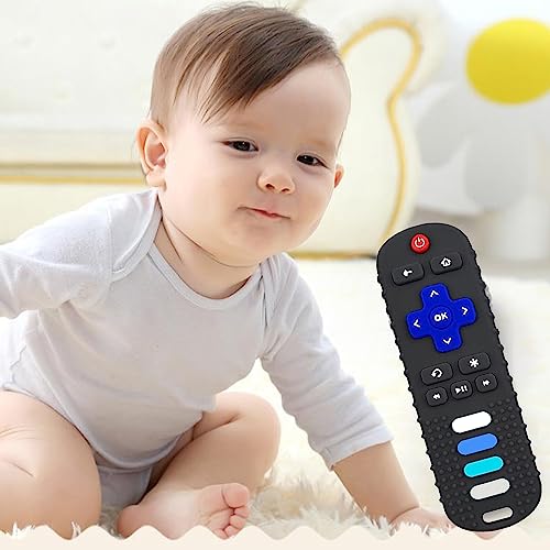 Silicone Baby Teething Toys, Teething Toys for Babies 18 Months,Remote