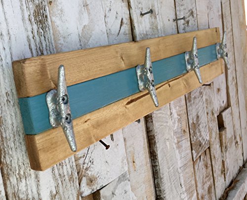 teal coat rack