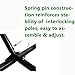 Zupapa Hammock with Stand 2 Person, Upgraded Steel Hammock Frame and Polycotton Hammock, 550LBS Capacity for Indoor Outdoor Use