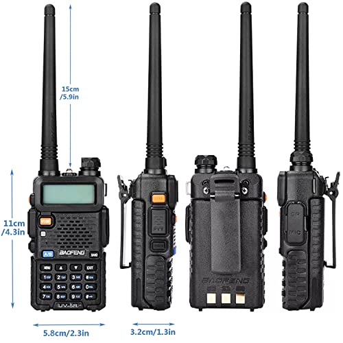 BAOFENG UV5R Radio, Handheld Ham Radio Long Range, Rechargeable Two Way