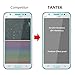 TANTEK [2-Pack Screen Protector for Samsung Galaxy J7(2015 Version),Tempered Glass Film,Ultra Clear,Anti Scratch,Bubble Free,Case Friendly