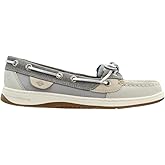 Sperry Womens Angelfish Linen Boat Casual Shoes - Grey
