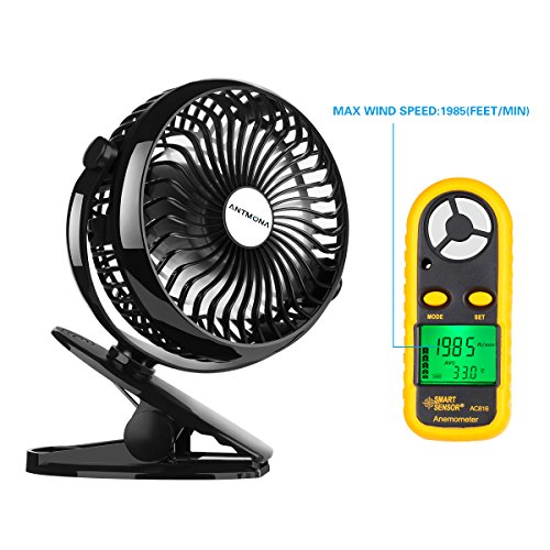 image for Battery Operated Fan, Clip on Fan, Portable / Rechargeable / Desk / St
