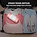 Portable Travel Bottles Set,Polishing Cleaning Gloves Jewelry Polishing Gloves Anti-Tarnish Removal Gloves for Jewelry.