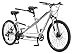 Schwinn Twinn Tandem Bicycle, Featuring Low Step-Through and Lightweight Aluminum Frame with Mechanical Disc Brakes, 26-Inch Wheels, Medium Frame Size, Greythumb 1