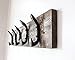 Rustic Reclaimed Railroad Spike Coat Hook - Vintage Decor Organizer for Any Entryway, Bedroom, Living Room or Kitchen - Heavy Duty Original Iron Coat Rack (Double Hook)