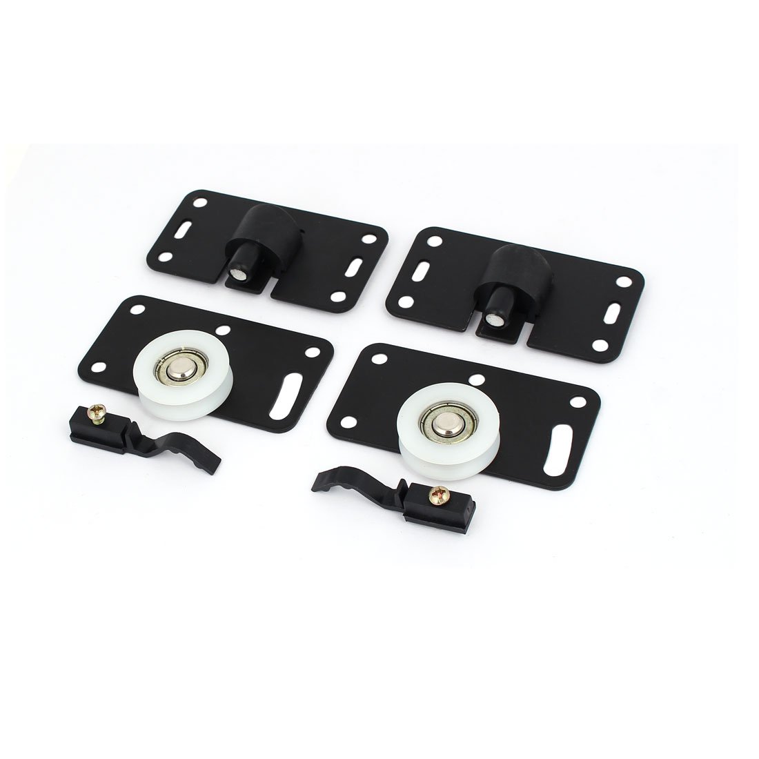 Uxcell Furniture Wardrobe 30mm Dia Wheels Sliding Door Rollers 2