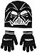 STAR WARS Boy's Little Darth Vader & Glove Set, Black, One Size