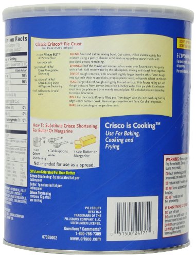 Crisco All Vegetable Shortening 6 lb