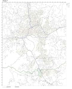 Amazon.com: ZIP Code Wall Map of Asheville, NC ZIP Code Map Laminated ...