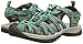 KEEN Women's Whisper Closed Toe Sport Sandals, Malachite/Silver Birch, 8.5