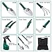Garden Tools Set-10 Pieces Gardening Tools Set with Carrying Case-Gardening Gifts Tool Set Garden Trowel Shovel Rake Pruner Shears Weeder Sprayer-Vegetable Herb Garden Hand Tools Gifts for Womenthumb 1