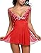 Avidlove Lace Babydoll Lingerie Mesh Chemises Sexy Outfits Nightwear and G-string