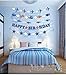Airplane Aviator Themed Party Decorations, Plane Birthday Party Supplies for Boys, Airplane Birthday Party Decorations with Happy Birthday Banner, Airplane Happy Birthday Banner Pennant - Airplane Party Decoration - Up Up and Away Party for Boys Girls Kids 1st 2nd 3rd 4th Bday Decor