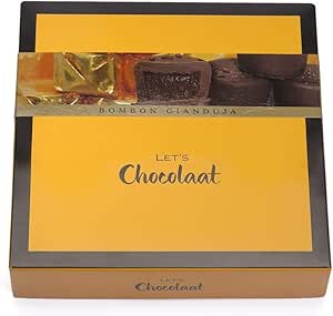 Lets Chocolaat Caja Bombones Chocolate Gianduja, 150gr (10 ...