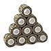 DROK 10 Roll Camouflage Tape, 1.97in x 14.76ft Non Reflective Matte Bandage Protection for Cameras Photography Flashlight Bike Camping fits, 4.92Yard Multi-Functional Self-Adhesive Camo Accessories