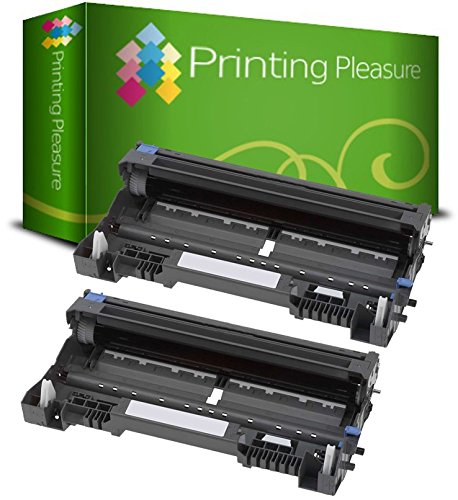Printing Pleasure Twin-Pack DR3100 DR3200 Black Drum Units compatible with Brother MFC-8380DN MFC-8460N MFC-8860DN MFC-8890DW DCP-8060 HL-5240 HL-5250DN HL-5270DN HL-5280DW HL-5340D HL-5380DN