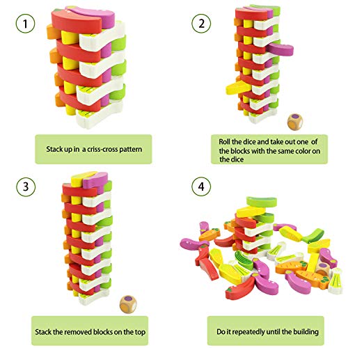 2 MEIGO+Wooden+Toys+Educational+Stacking