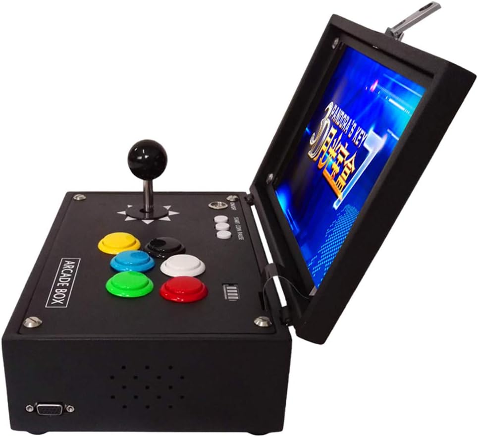 Dvluck 3D Arcade Video Game Console 10 Inch Screen Boards Retro Console Arcade Machine