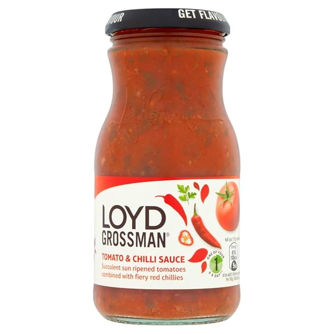 Loyd Grossman Tomato And Chilli Sauce 350 g Amazon.co.uk Grocery