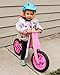 Wild Baby Wooden Balance Running Bike - Upgraded Birch Wood Frame, No Pedal Push Bike - Red Racer Girls and Boys Training Bike For Toddlers & Kids (Red)
