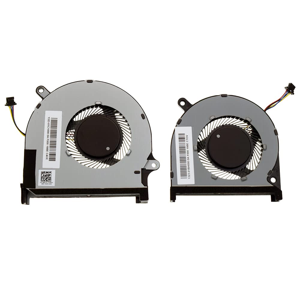 Photo 1 of Sicastar CPU and GPU Cooling Fan for Dell Inspiron 15 7590 7591 Vostro 7590 P83F Seriess 0MPHWF DFS5K12114262D 0861FC DFS5K22115371D