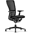 Haworth Zody Dual Posture Mesh Office Chair – Ergonomic Desk Chair with Forward Tilt Option – Without Lumbar Support (Coal)