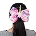 Oaoleer 4pcs 8 inch Unicorn Large Hair Bows with Alligator Clip Hair Grips Gift for Girls Toddles (4pcs Unicorn Hair Bows)