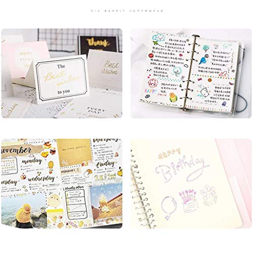 Gift Card Writing Drawing Double Line Outline Pen Two-line Color Pen Set of 8 Assorted Colors - Thumbnail 3