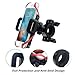 EXSHOW Bike Phone Mount,Security Design Motorcycle Holder for iPhone X/8plus/7/6s/6/5s/4,Samsung Galaxy S4/5/6,Note 5/6/7,LG,HTC and All the 3.5-6 inches Phones and GPS