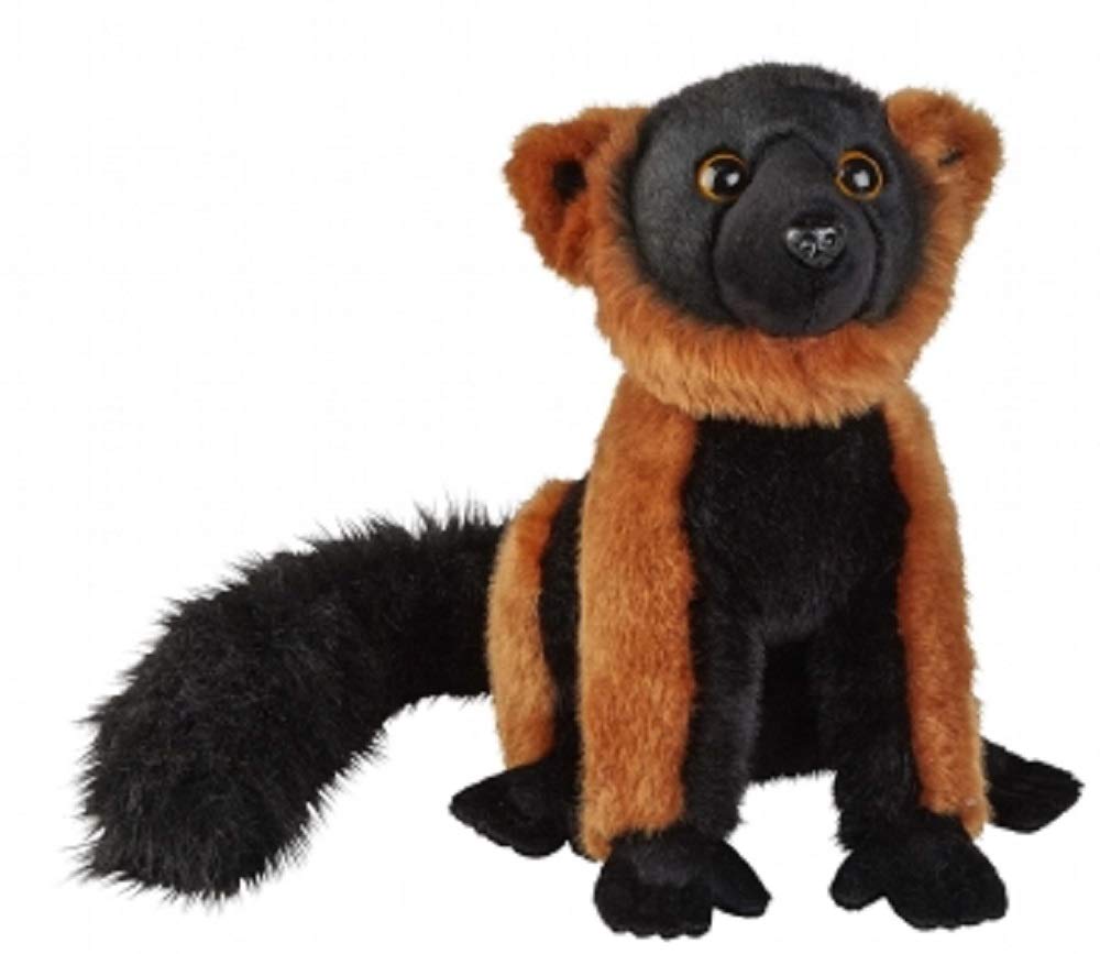 Ravensden Soft Toy Red Ruffed Lemur Sitting