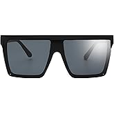 The Fresh Flat Top Square One Piece Sunglasses Sunnies Shades Goggle Siamese Lens