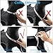 URPOWER Dog Leash Harness Set & Heavy Duty Denim Dog Leash Collar, Adjustable & Durable, Perfect for Daily Training Walking Running, Blue, Red, Medium, Large