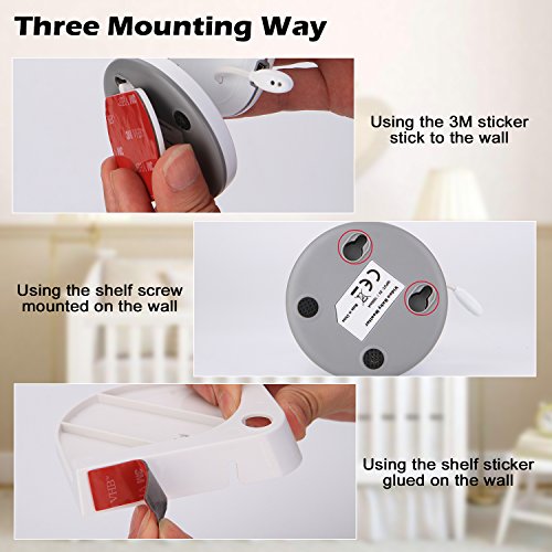 Baby Monitor Camera Corner Shelf No Drilling Wall Mount Security