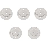 Security Camera Base Bracket For Smart Camera With Screws Sticking Hoisting Wall Hanging Inverted Installation Stand Dome Camera Wall Mount Bracket Security Camera Wall Mount White Home