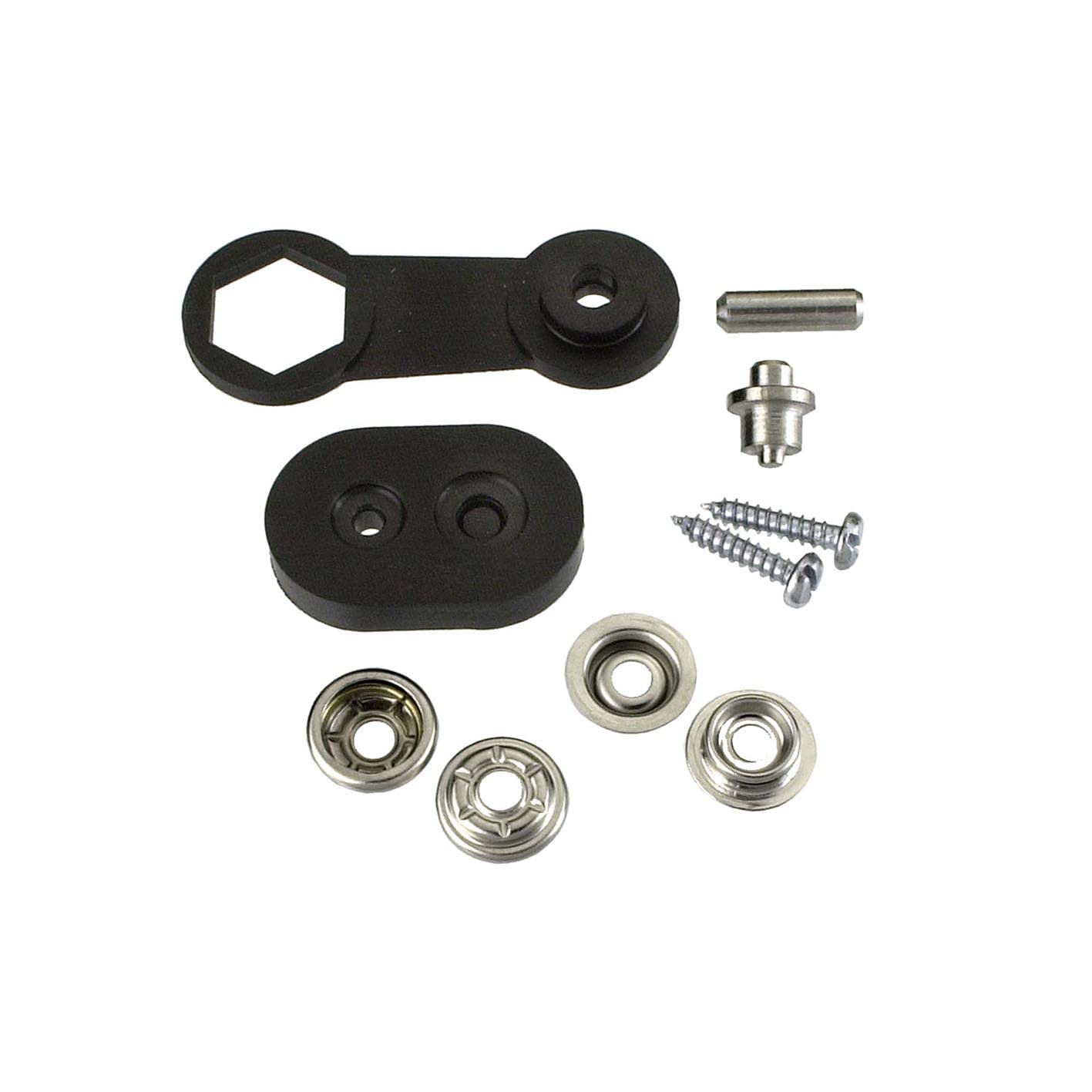 CONNEX DY270752 Snap-Fasteners 15mm nickeled Brass