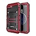 iPhone 6S Plus Waterproof Case, Seacosmo Full Body Protective Shell with Built-in Screen Protector Military Grade Rugged Heavy Duty Case Cover for iPhone 6 Plus, Red