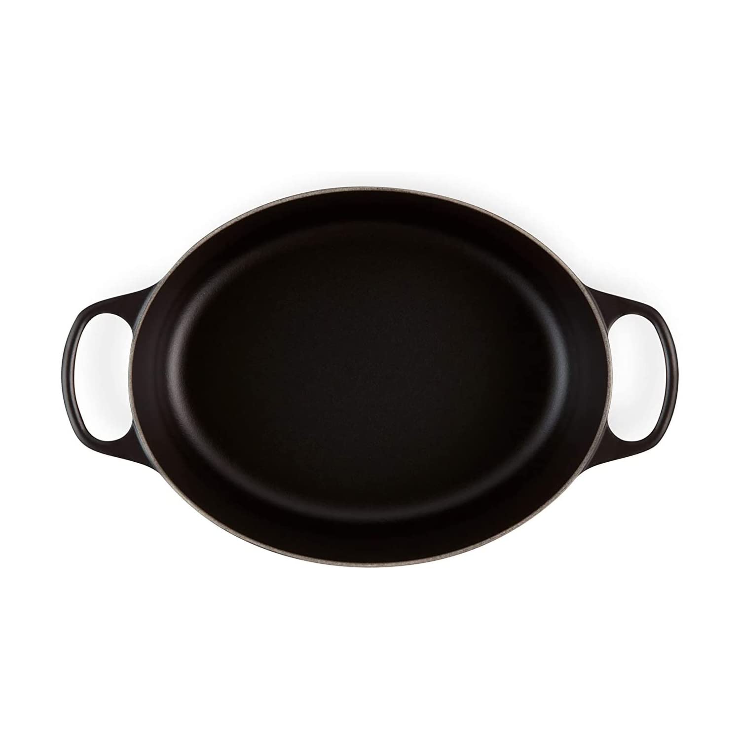 LE CREUSET Signature Enamelled Cast Iron Oval Casserole Dish with Lid, 29 cm, 4.7 Litre, Matte Black, 21178290000430