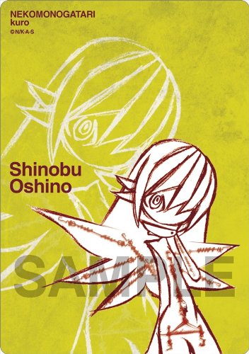 Nekomonogatari (Black) Mouse Pad 2 Shinobu Oshino
