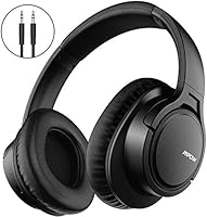 Mpow H7 Bluetooth Headphones Over Ear, HiFi Stereo Wireless and Wired Headset with Mic, Handsfree Calls, Voice Assistant,...