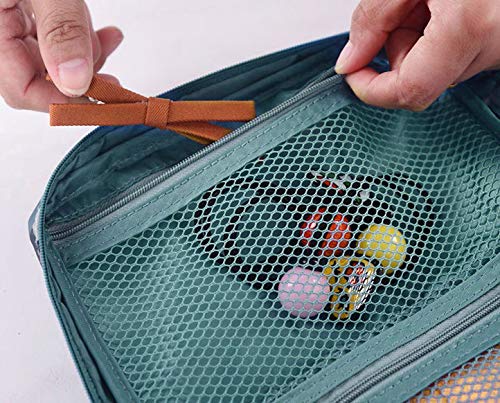 KNDDYY Toiletry Bag Travel Bag, Makeup Cosmetic Bag Travel Organizer for Accessories (Blue)