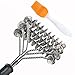 GAINWELL Safe Metal Helix BBQ Grill Clean Brush - 3 Brushes in 1